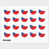 Tsjechische vlag stickers (Vel)