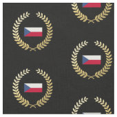 Tsjechische vlag stof (Close Up)