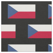 Tsjechische vlag stof (Close Up)