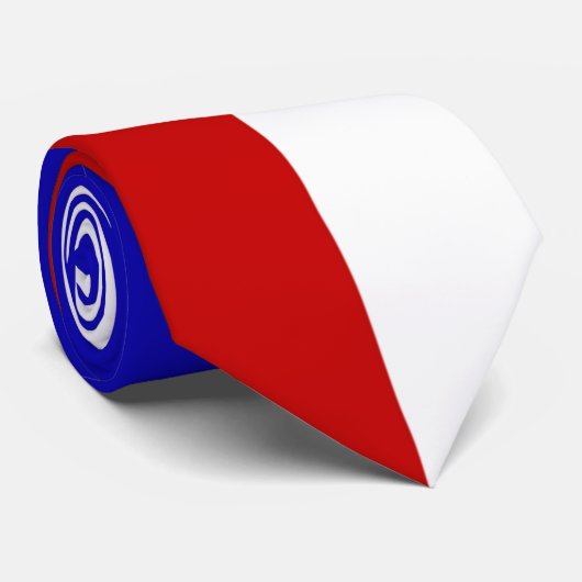 Tsjechische vlag stropdas (Opgerold)