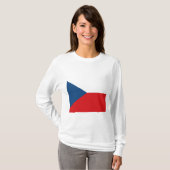 Tsjechische vlag t-shirt (Voorkant volledig)