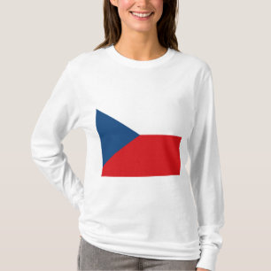 Tsjechische vlag t-shirt