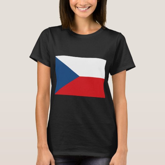 Tsjechische vlag t-shirt (Voorkant)