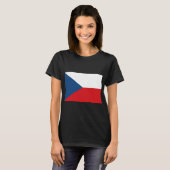 Tsjechische vlag t-shirt (Voorkant volledig)