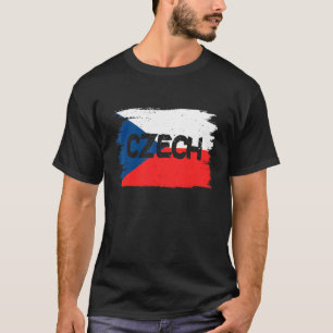 Tsjechische vlag t-shirt