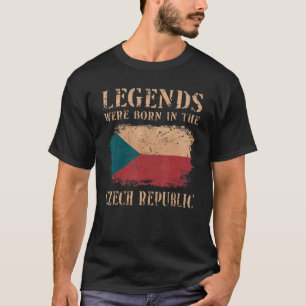 Tsjechische vlag T-shirt
