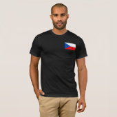 Tsjechische vlag T-shirts en cadeaus (Voorkant volledig)