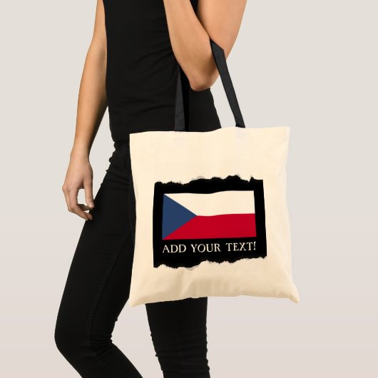 Tsjechische vlag tote bag (Voorkant (product))