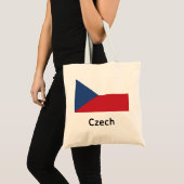 Tsjechische vlag tote bag (Voorkant (product))