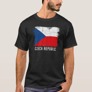  Tsjechische vlag Tsjechen trots op mijn kamer T-shirt