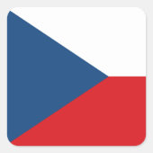 Tsjechische vlag & Tsjechische mode stickers /spor (Voorkant)