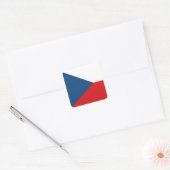 Tsjechische vlag & Tsjechische mode stickers /spor (Envelop)