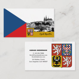 Tsjechische vlag Visitekaartje, hedendaags Tsjechi Visitekaartje