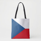 Tsjechische vlag, Vlag van Tsjechië Tote Bag (Voorkant)