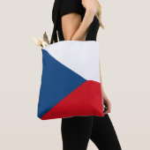Tsjechische vlag, Vlag van Tsjechië Tote Bag (Dichtbij)
