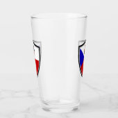 Tsjechische vlaggen glas (Rechts)