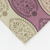 Tsjechische volkskunst paaseieren fleece deken (Hoek)