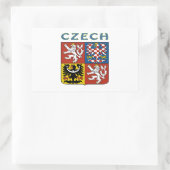 TSJECHISCHE Wapenbekleding Rechthoekige Sticker (Tas)