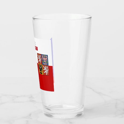 Tsjechische wapenschild   glas (Links)