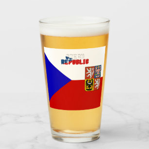 Tsjechische wapenschild glas