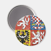 Tsjechische wapenstilstand magneet (Voorkant / Achterkant)