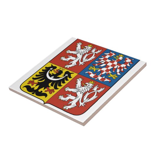 Tsjechische wapenstilstand tegeltje (Zijkant)