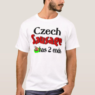 tsjechische worst heeft 2 einde t-shirt