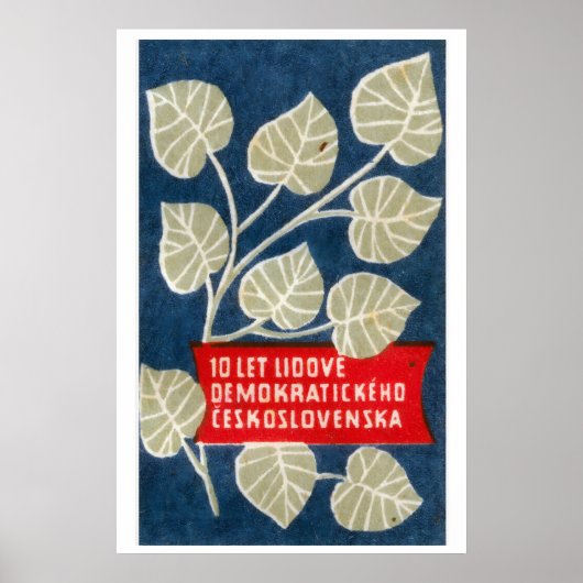 Tsjecho-Slowakije 10e verjaardag - Luciferdoosje a Poster (Voorkant)