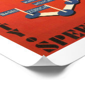 Tsjechoslowaaks luchtvervoer poster (Hoek)