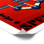 Tsjechoslowaaks luchtvervoer poster (Hoek)