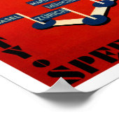 Tsjechoslowaaks luchtvervoer poster (Hoek)