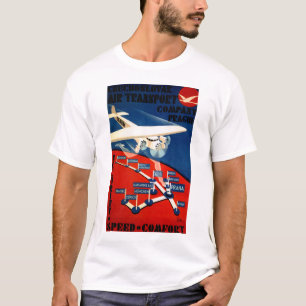 Tsjechoslowaaks luchtvervoer t-shirt
