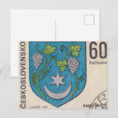  Tsjechoslowaaks poststempel Briefkaart (Voorkant / Achterkant)