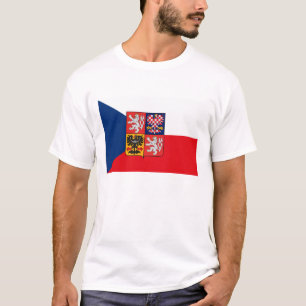 Tsjechoslowaaks Vlag (Tsjechische Republiek) T-shi T-shirt
