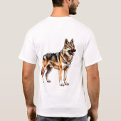 Tsjechoslowaakse Wolfshond T-shirt (Achterkant)