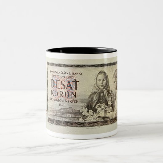 Tsjechoslowakije 10 Korun mok bankbiljetten (Center)