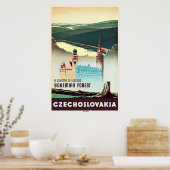 Tsjechoslowakije Bohemian Forest Print (Keuken)