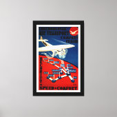 Tsjechoslowakije luchtvervoer - M Canvas Afdruk (Voorkant)