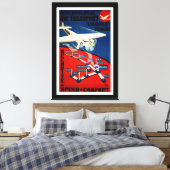 Tsjechoslowakije luchtvervoer - M Canvas Afdruk (Insitu (Slaapkamer))