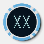 Tsjerenkov-straling Poker Chips (Achterkant)