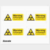 Tsjernobyl 3.6 Roentgens: Niet geweldig, niet vers Rechthoekige Sticker (Vel)