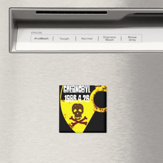 Tsjernobyl gedenkteken tegen kernenergie magneet (Insitu (Vaatwasser))