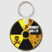 Tsjernobyl gedenkteken tegen kernenergie sleutelhanger (Voorkant)