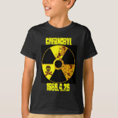Tsjernobyl gedenkteken tegen kernenergie t-shirt (Voorkant)