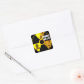 Tsjernobyl gedenkteken tegen kernenergie vierkante sticker (Envelop)
