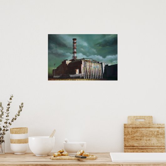 Tsjernobyl Power Plant poster (Keuken)