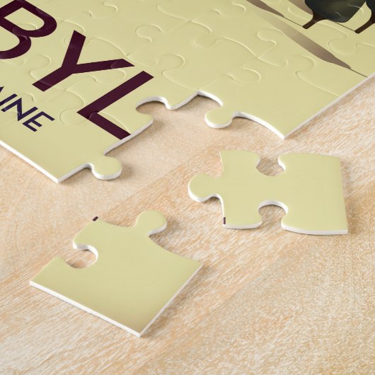 Tsjernobyl, Pripyat, oekraïne Reisdruk Legpuzzel (Zijkant)