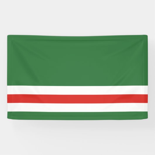 Tsjetsjeense Republiek Ichkeria vlag Banner (Horizontaal)