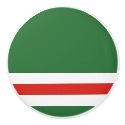 Tsjetsjeense Republiek Ichkeria vlag Ceramic Pull Keramische Knop (Voorkant)