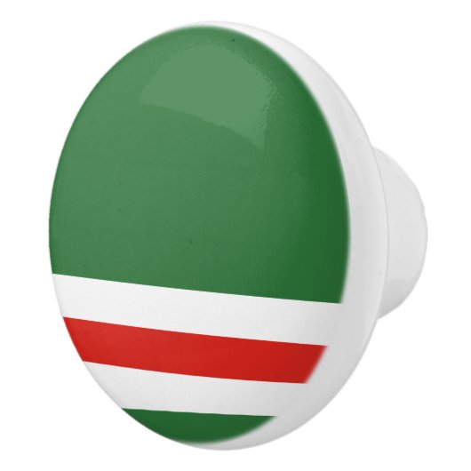Tsjetsjeense Republiek Ichkeria vlag Ceramic Pull Keramische Knop (Rechts)